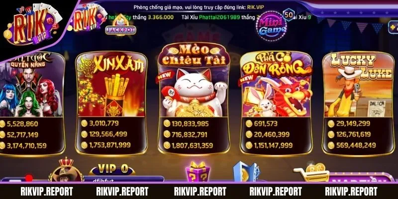 Vì sao RIKVIP được đánh giá là cổng game uy tín? Game Slot